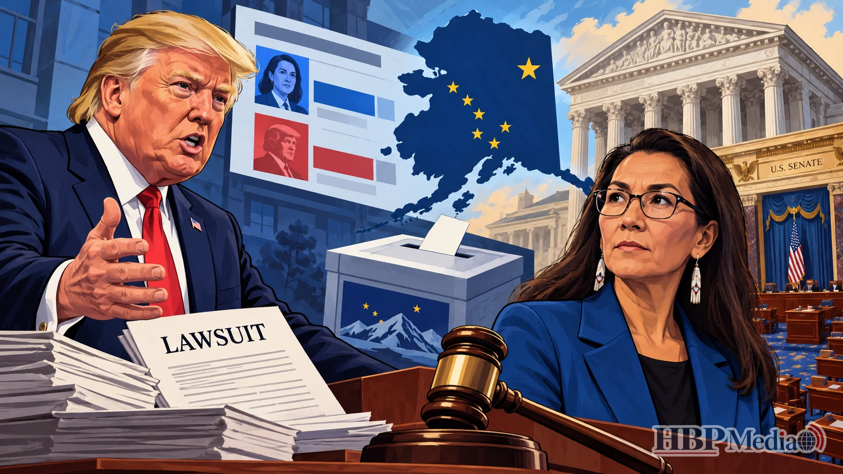 Donald Trump wil via een rechtszaak voorkomen dat Alaska een mogelijke overwinning van de Democratische Senaatskandidaat Mary Peltola officieel bekrachtigt.
