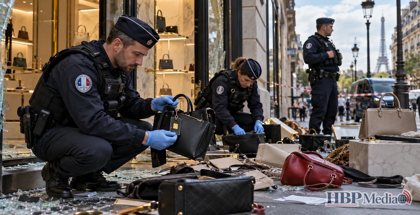 Franse politie onderzoekt plunderingen van luxewinkels in Parijs. Sommige dure designertassen bevatten elektronische identificatiechips.